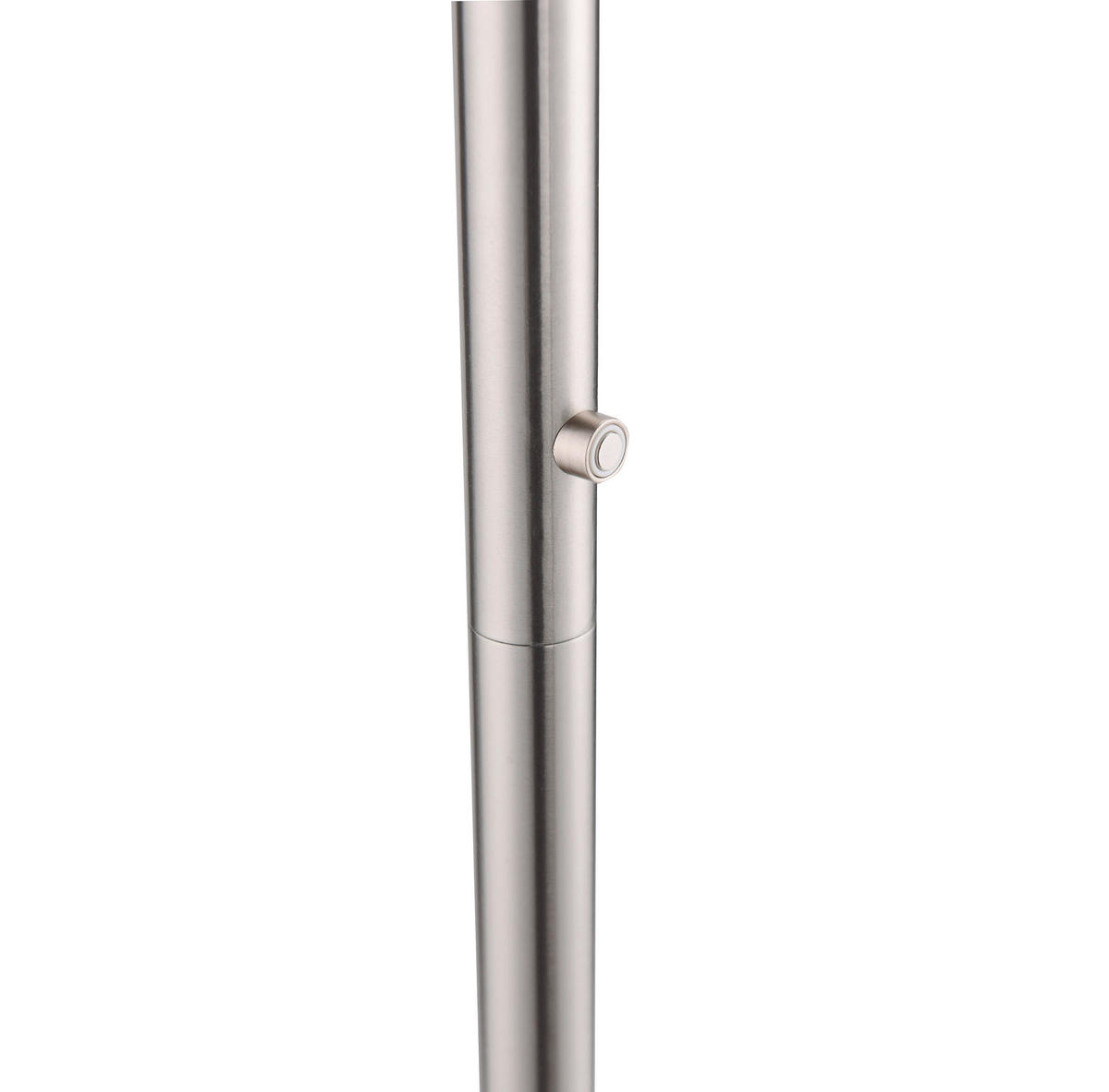 Just Light LED-Deckenfluter HANS 11729-55 stahlfarbig Eisen Kunststoff H/D: ca. 181x30 cm 1 Brennstellen HANS - stahlfarbig (30,00/181,00cm) - Just Light