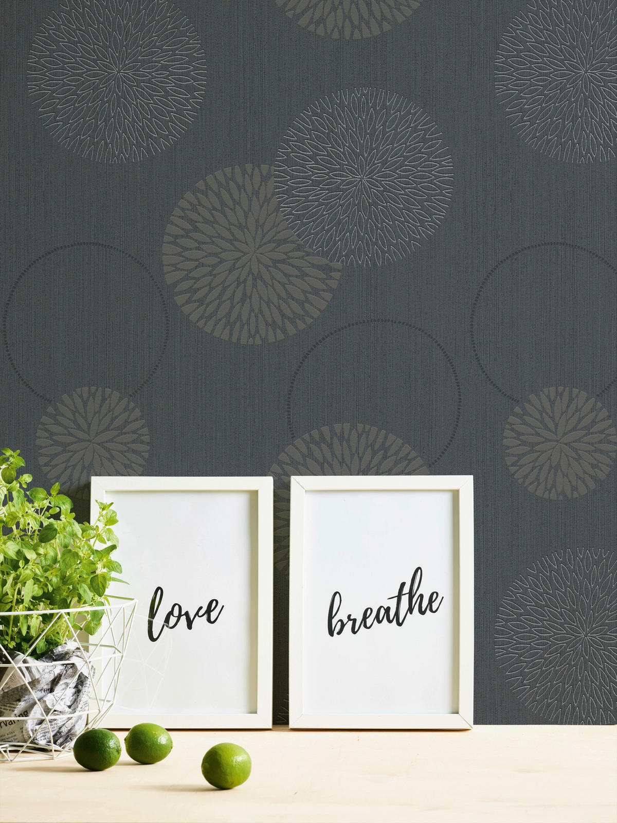 A.S.Creation Vliestapete Black & White Punkte grau B/L: ca. 53x1005 cm Black & White - grau (53,00/1005,00cm) - A.S.Creation