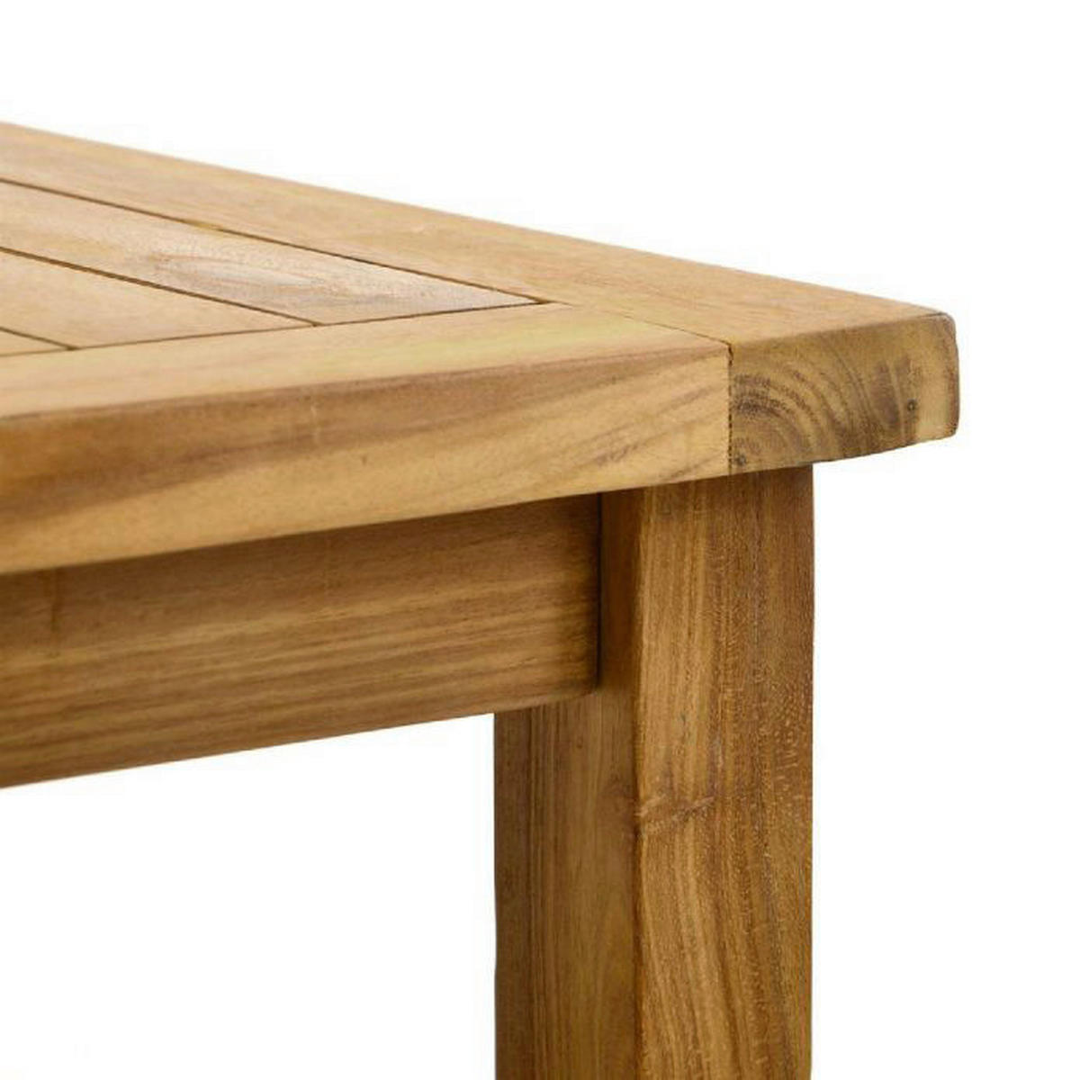 VCM Beistelltisch braun Teakholz B/H/T: ca. 50x50x50 cm Beistelltisch - braun (50,00/50,00/50,00cm) - VCM