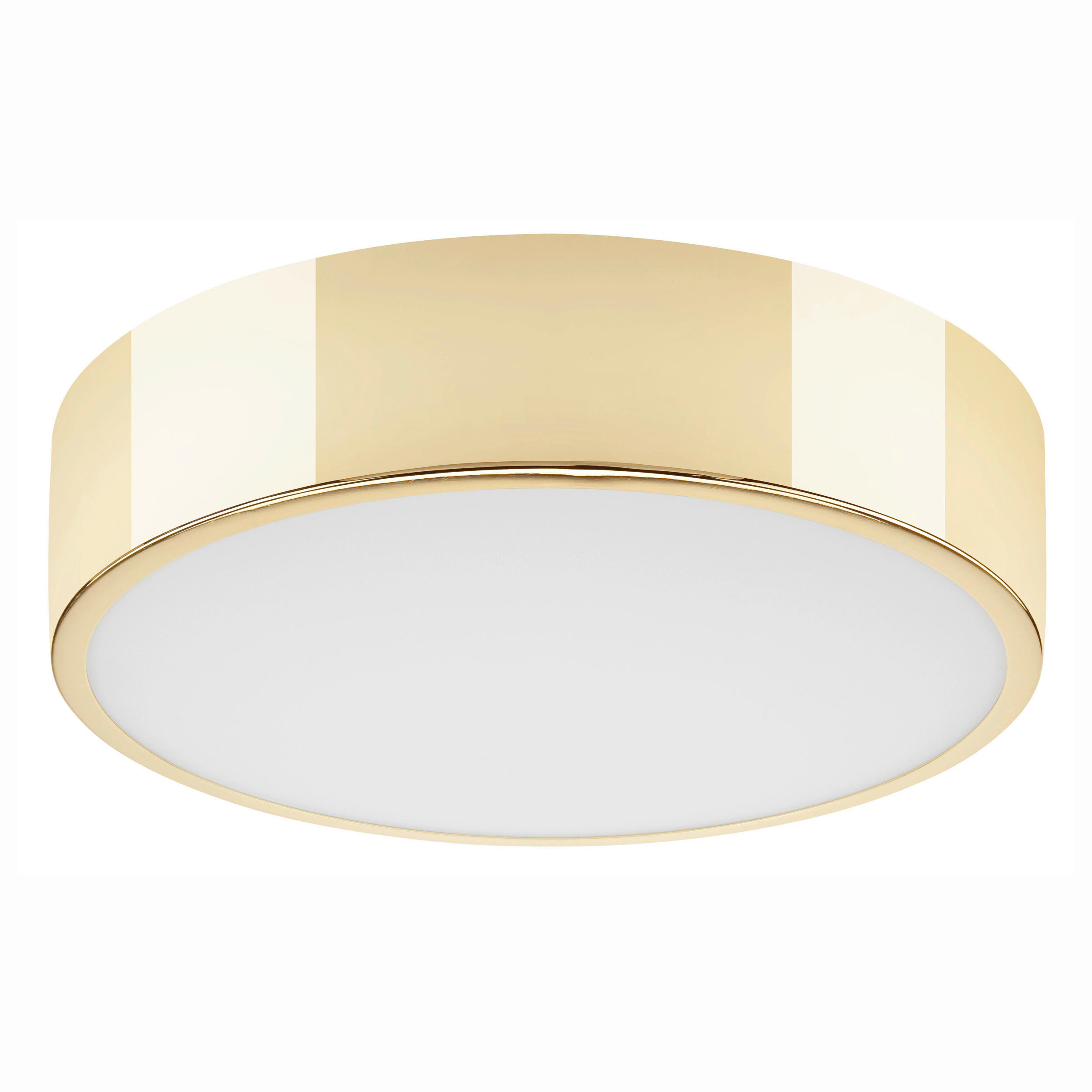 Lamkur Deckenleuchte DANTE 43937 gold Glas Stahl H/L: ca. 8x37 cm E27 2 Brennstellen Dante - gold (37,00cm) - Lamkur