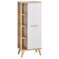 Midischrank Quickset 966 Rivera Eiche Nachbildung creme B/H/T: ca. 51x128x33 cm Quickset 966 - creme/Rivera Eiche (51,00/128,00/33,00cm)