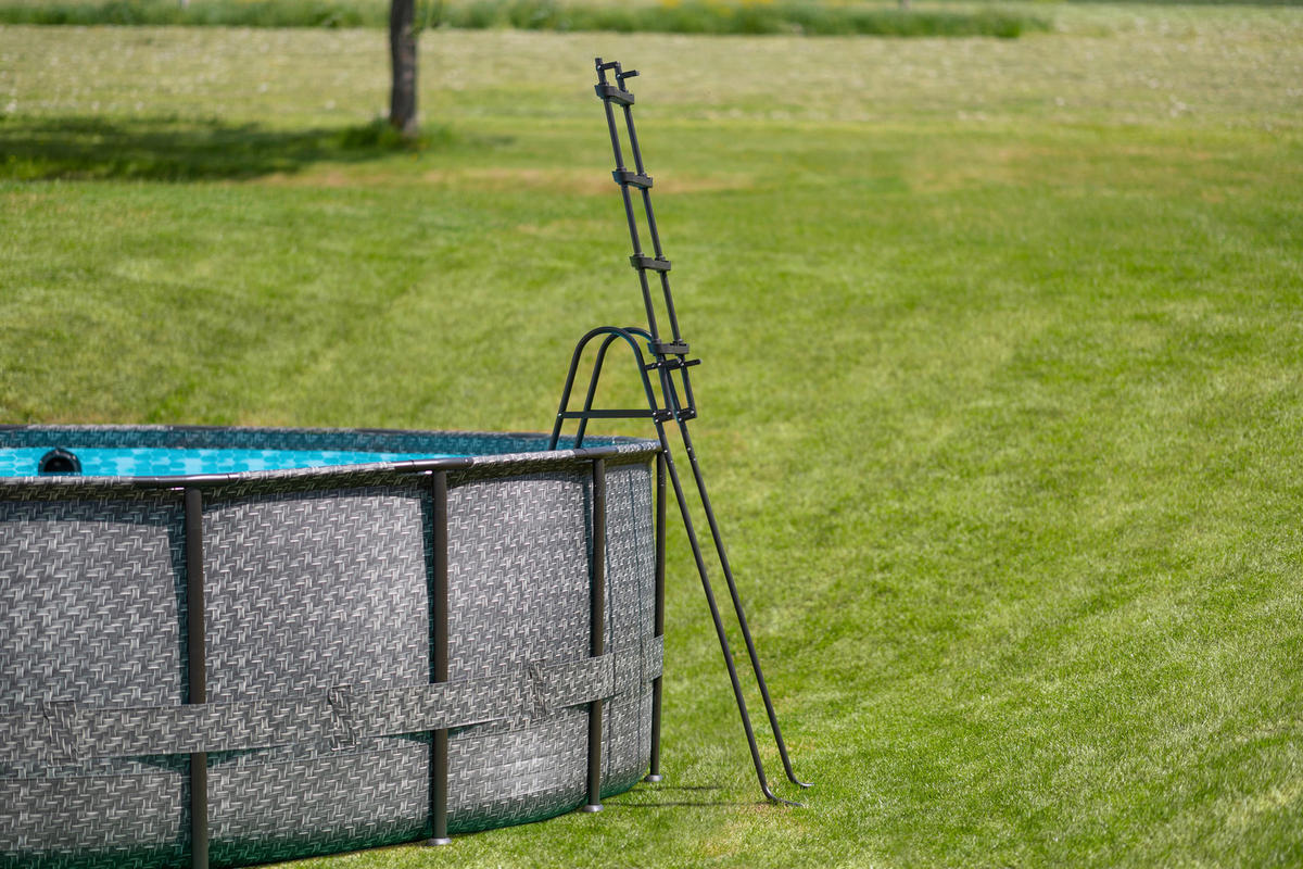 Summer Waves Poolset Elite H/D: ca. 132x549 cm Elite - grau (549,00/132,00cm) - Summer Waves