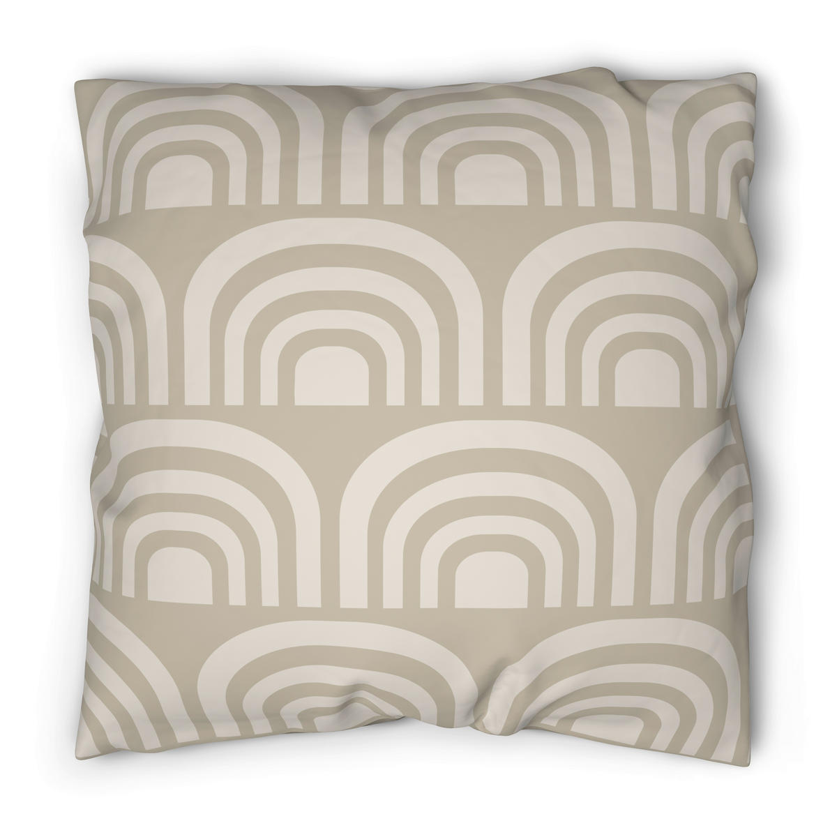 Baumwoll Bettwäsche Bettwäsche_Rainbow 135x200cm - beige/natur (135,00/200,00cm)