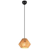 Reality Leuchten Pendelleuchte schwarz H: ca. 150 cm E27 1 Brennstellen Lucille - schwarz (150,00cm) - Reality Leuchten