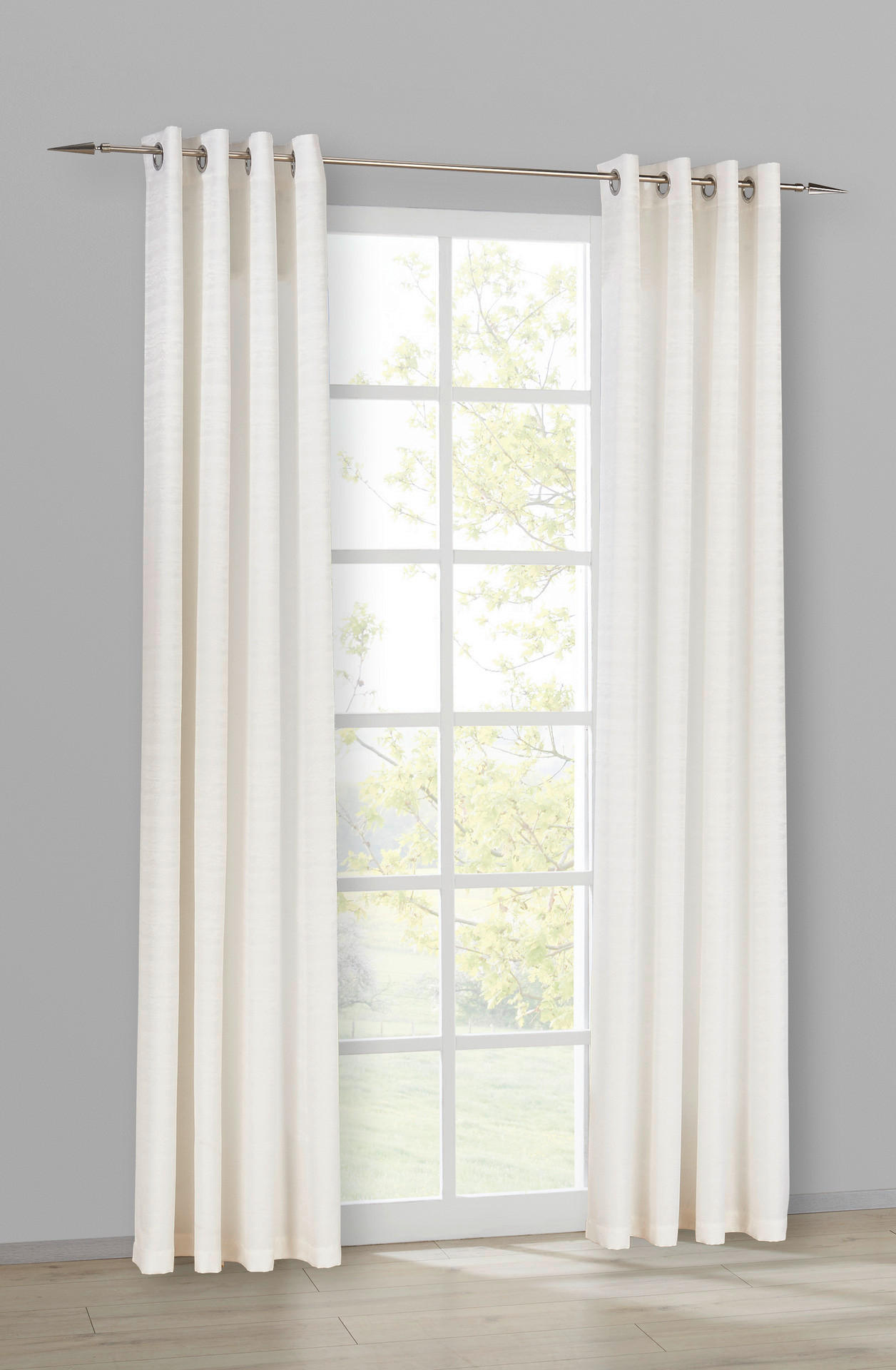 ACUS design collection Ösenvorhang Turin champagner B/L: ca. 140x245 cm Turin - champagner (140,00/245,00cm) - ACUS design collection