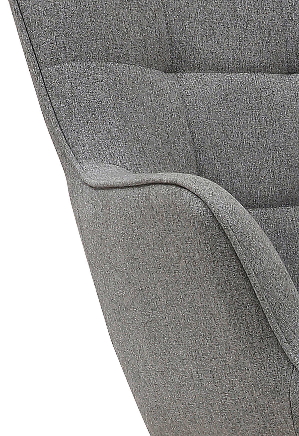 byLIVING Schaukelstuhl RICHIE grau schwarz natur Webstoff Metall Buche B/H/T: ca. 72x92x92 cm RICHIE - natur/schwarz (72,00/92,00/92,00cm) - byLIVING