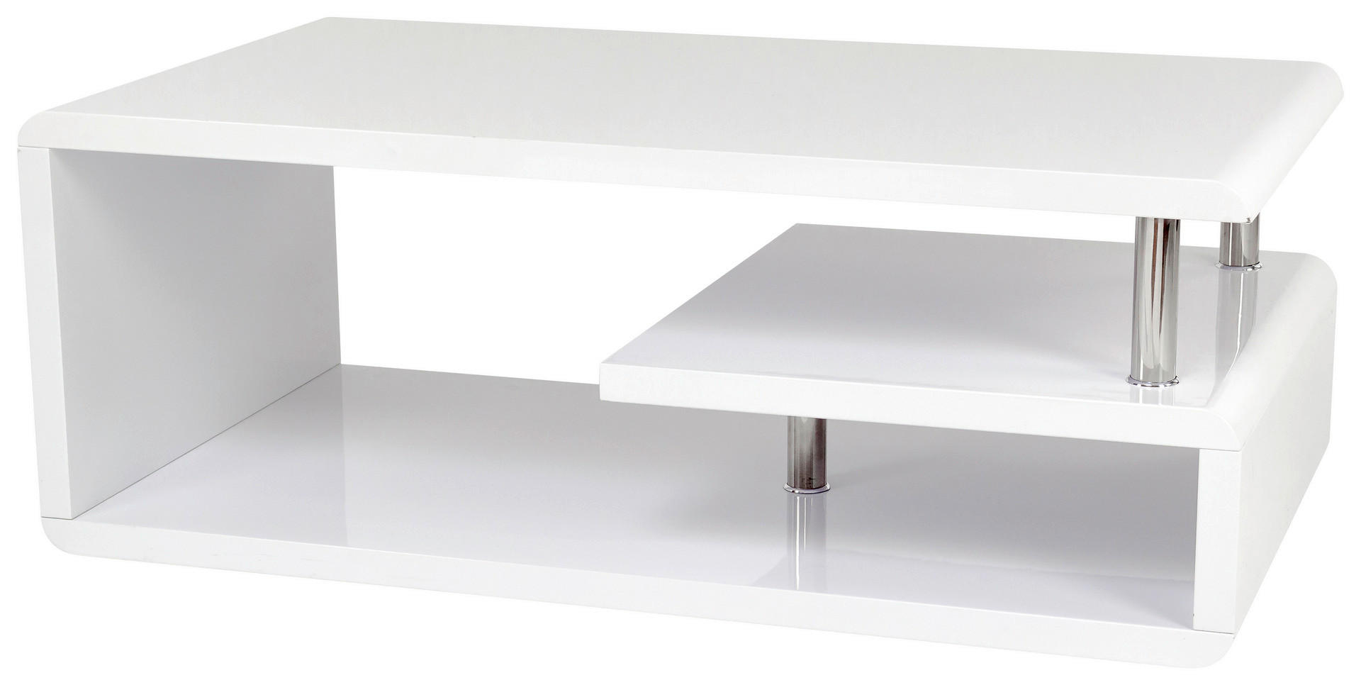 Couchtisch Pico weiß MDF B/H/T: ca. 110x42x60 cm Pico - weiß (110,00/42,00/60,00cm)