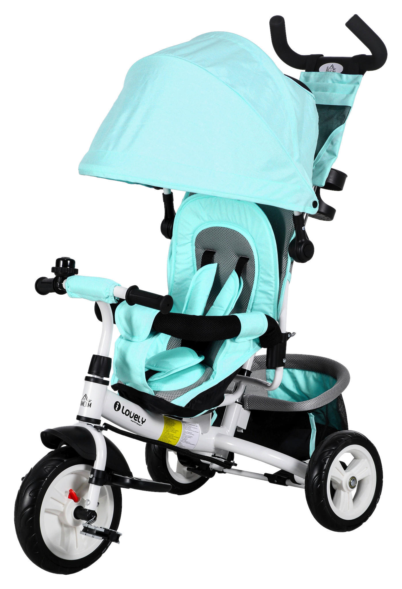 HOMCOM Kinderdreirad grün B/H/L: ca. 49x102x102 cm Kinderdreirad - grün (102,00/49,00/102,00cm) - HOMCOM