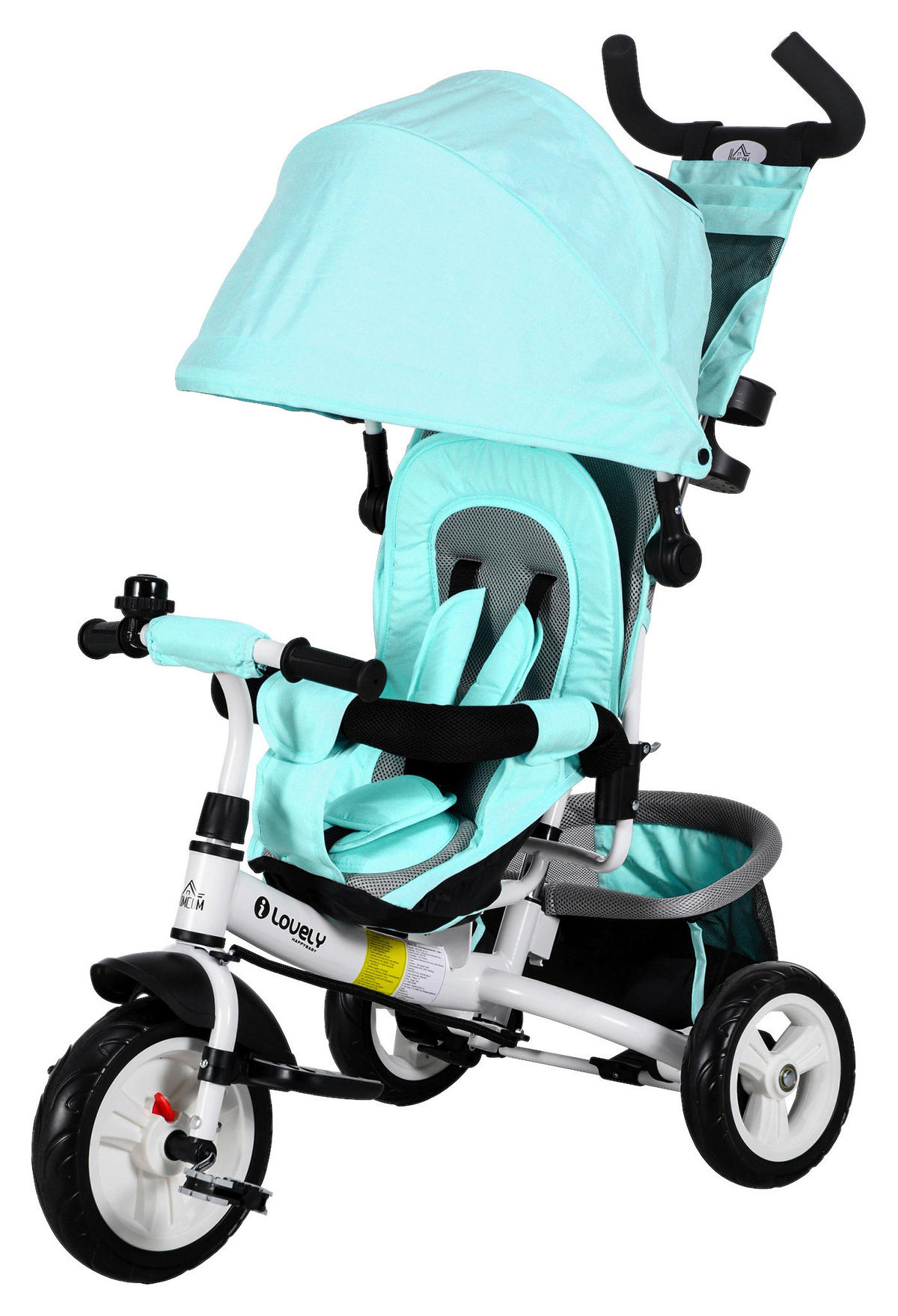 HOMCOM Kinderdreirad grün B/H/L: ca. 49x102x102 cm Kinderdreirad - grün (102,00/49,00/102,00cm) - HOMCOM