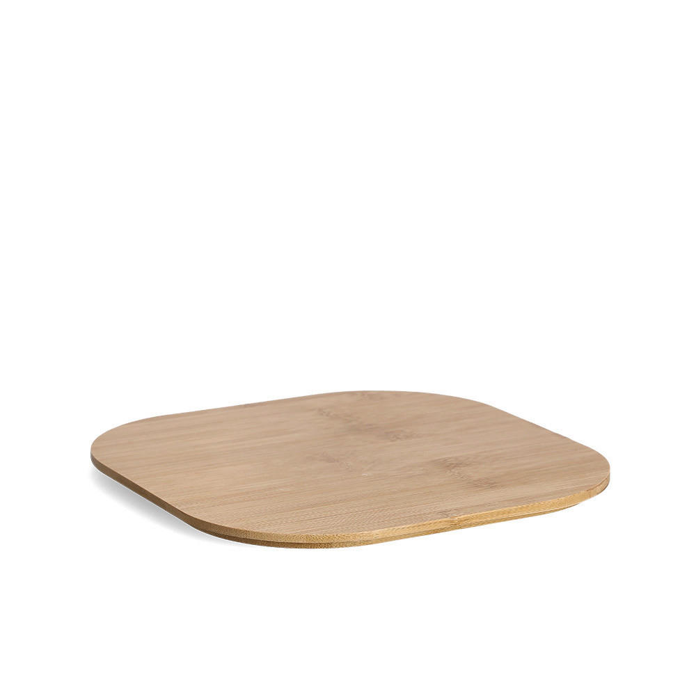 Zeller Brotkasten weiß Stahl B/H/L: ca. 27x15x27 cm Brotkasten_mit_Bambusdeckel - weiß (27,00/27,00/15,00cm) - Zeller