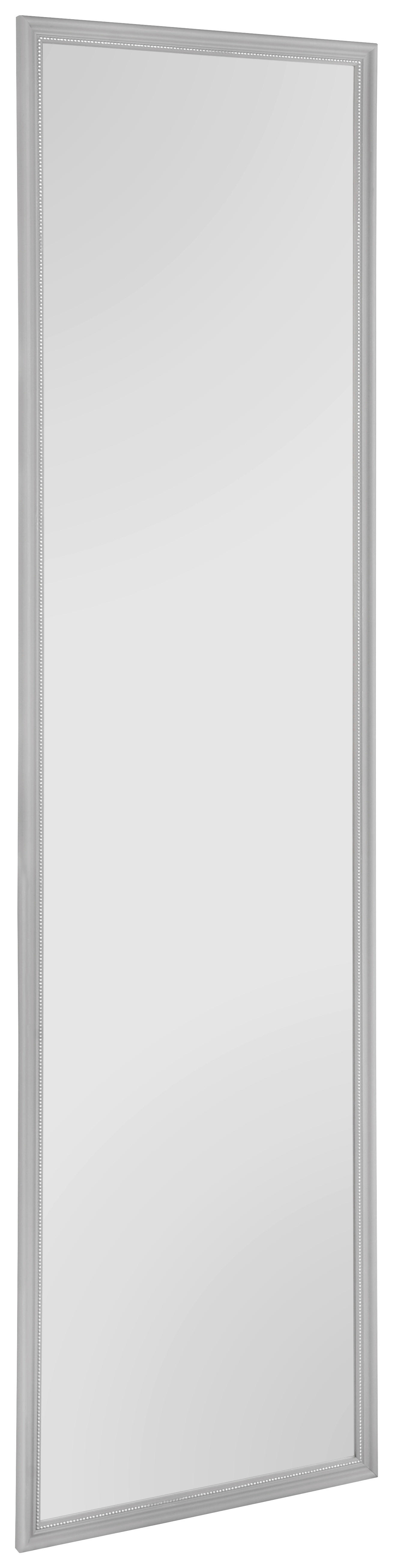 Rahmenspiegel Nadine grau silber Optik B/H: ca. 34x125 cm Nadine - silber/grau (34,00/125,00cm)
