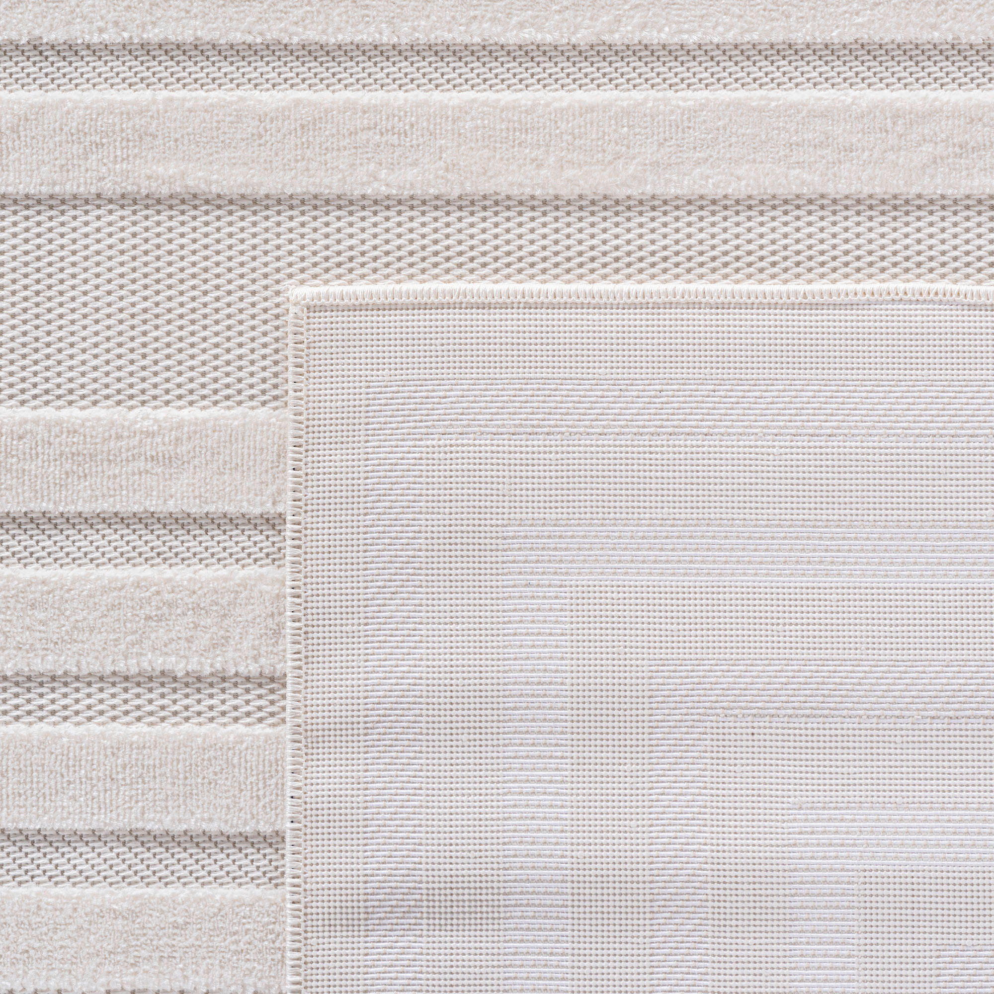 Ayyildiz Kurzflorteppich DOHA creme B/L: ca. 280x370 cm DOHA - creme (280,00/370,00cm) - Ayyildiz