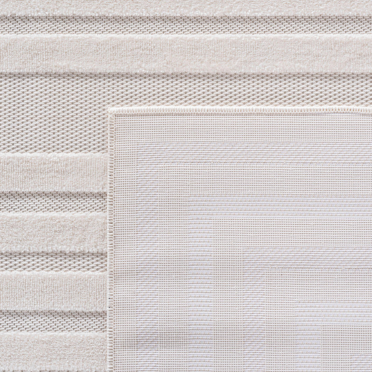 Ayyildiz Kurzflorteppich DOHA creme B/L: ca. 280x370 cm DOHA - creme (280,00/370,00cm) - Ayyildiz