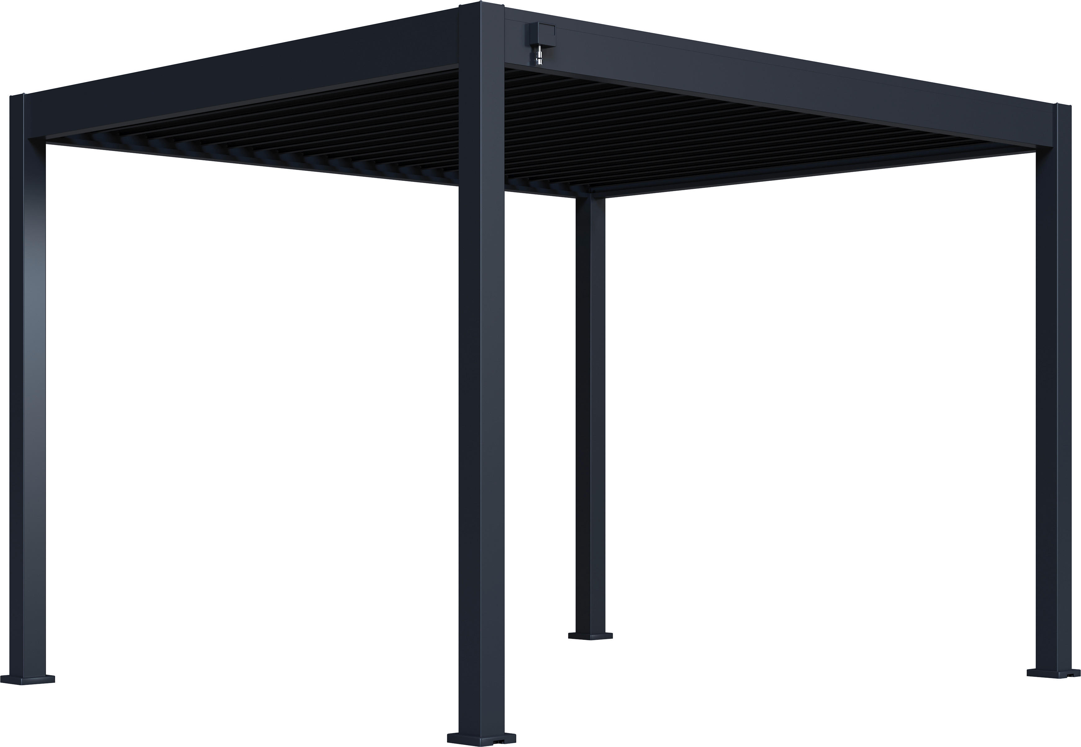 Paragon Outdoor Pergola Grand Tuscan anthrazit Aluminium B/H/L: ca. 370x256x310 cm Grand Tuscan - anthrazit (310,00/370,00/256,00cm) - Paragon Outdoor
