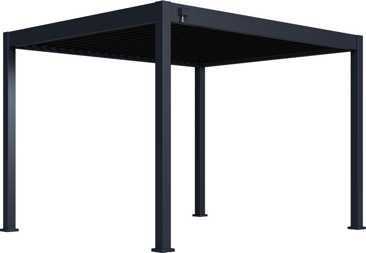 Paragon Outdoor Pergola Grand Tuscan anthrazit Aluminium B/H/L: ca. 370x256x310 cm Grand Tuscan - anthrazit (310,00/370,00/256,00cm) - Paragon Outdoor