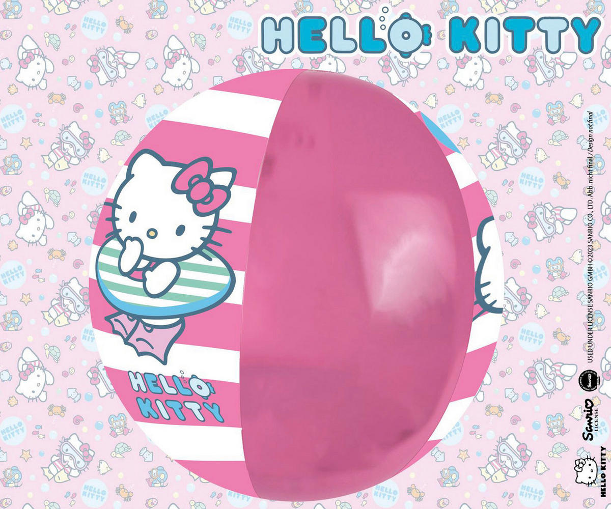 Hello Kitty Wasserball D: ca. 29 cm Wasserball_Hello_Kitty - pink (29,00cm) - Hello Kitty