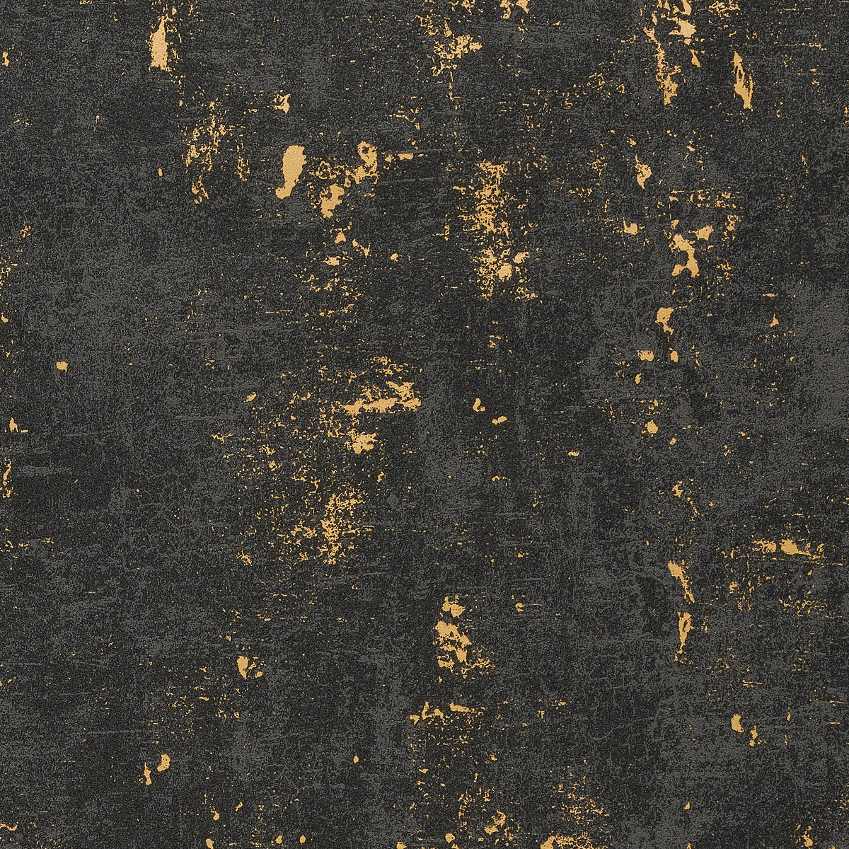 Vliestapete Betonoptik schwarz gold B/L: ca. 53x1005 cm Vliestapete_2307-82 VW12 - gold/schwarz (53,00/1005,00cm)