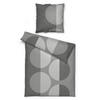 Baumwoll Bettwäsche Cotton touch Bettwäsche_Cotton-Touch Kreise - dunkelgrau (135,00/200,00cm) - Sensation