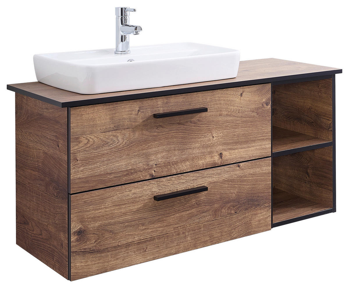 Waschbeckenunterschrank Quickset 374 Eiche Ribeck Nachbildung B/H/T: ca. 103x61,6x44,5 cm Quickset 374 - Eiche (103,00/61,60/44,50cm) - Pelipal