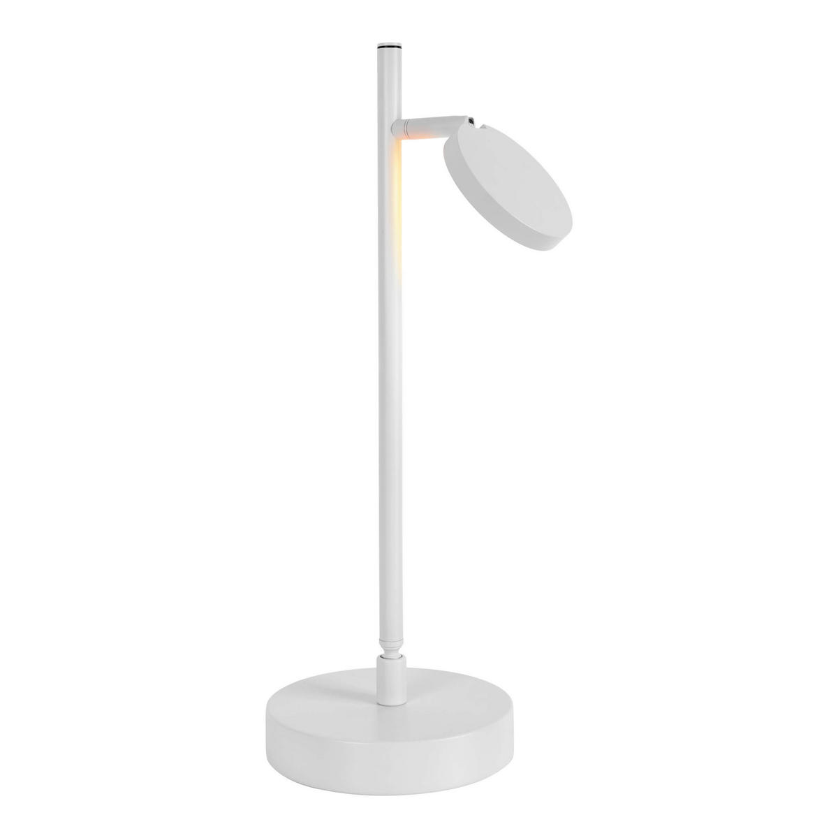 Näve Leuchten LED-Tischleuchte weiß Kunststoff Metall B/H/T: ca. 22,6x45x16 cm LUPA - weiß (22,60/45,00/16,00cm) - Näve Leuchten