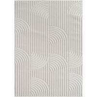 Ayyildiz Kurzflorteppich HELIX creme B/H/L: ca. 60x0,7x110 cm HELIX - creme (110,00/60,00/0,70cm) - Ayyildiz