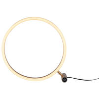 Just Light LED-Touch-Tischleuchte RITUS 15390-60 weiß messing Metall B/H/T: ca. 30x30x10 cm 1 Brennstellen RITUS - messing/weiß (30,00/30,00/10,00cm) - Just Light
