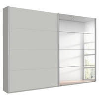 Schwebetürenschrank Quadra Seidengrau B/H/T: ca. 270x229x62 cm Quadra - Seidengrau (270,00/229,00/62,00cm)