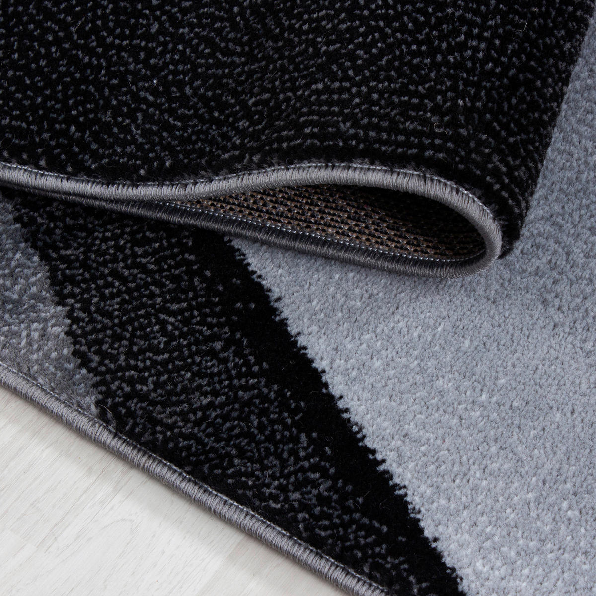 Ayyildiz Teppich PLUS schwarz B/L: ca. 120x170 cm PLUS - schwarz (120,00/170,00cm) - Ayyildiz