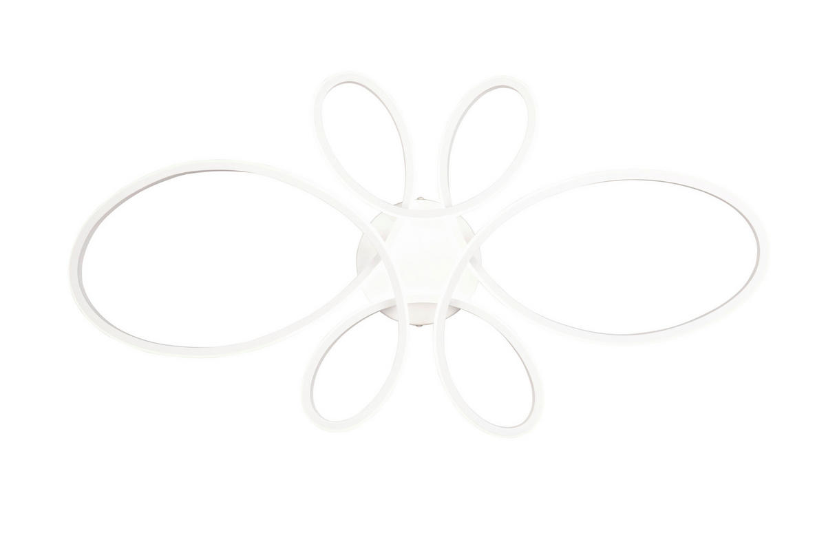 Trio LED-Deckenleuchte weiß Metall B/H/L: ca. 7,5x45,5x83 cm LED-Deckenleuchte_Fly - weiß (83,00/7,50/45,50cm) - Trio