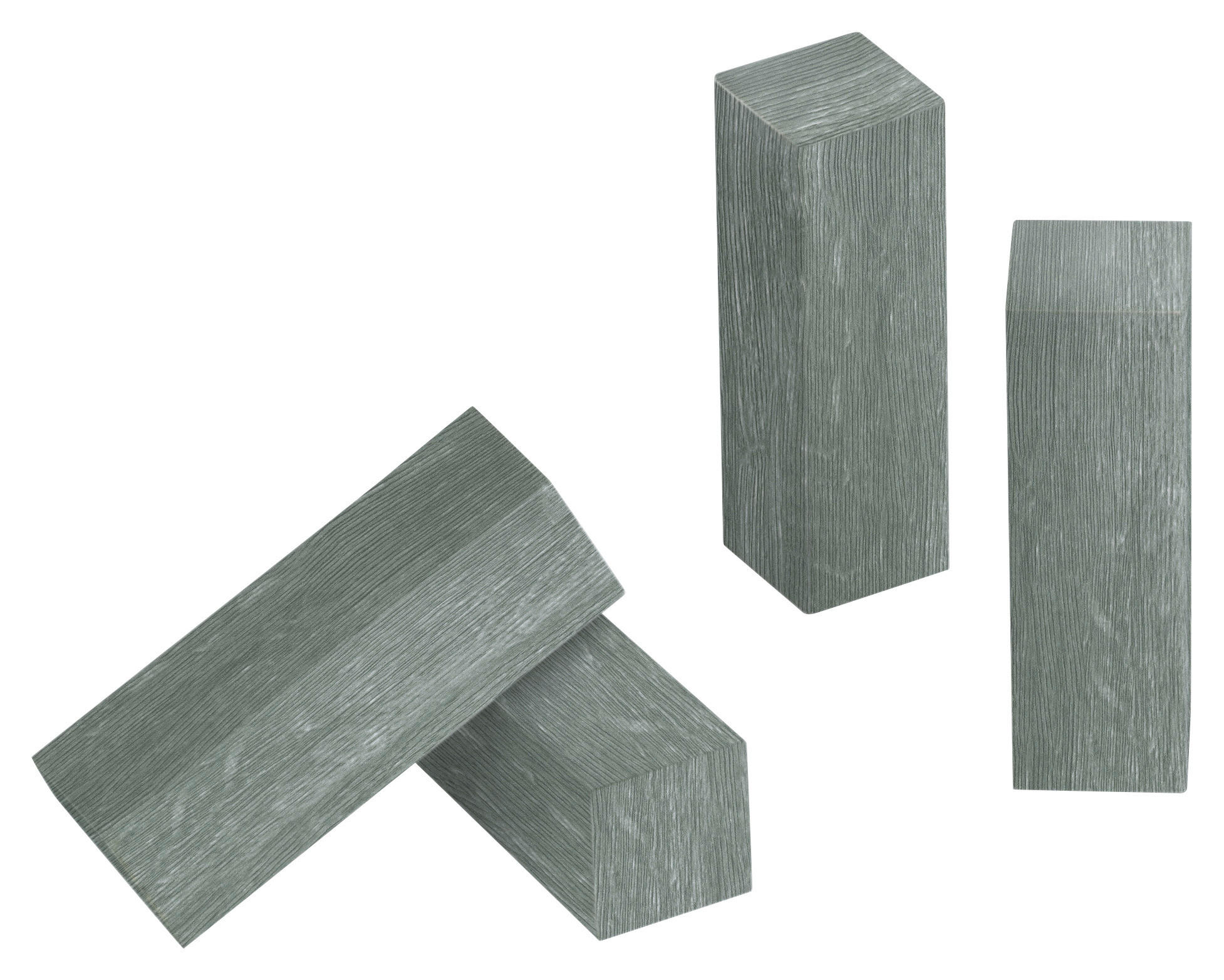 Eckstäbchen Eckstäbchen 60mm 2207 Eiche grau - (6,00cm)