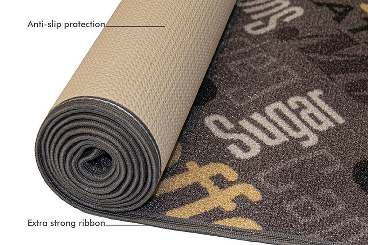 Küchenläufer Cappuccino grau B/L: ca. 67x180 cm Cappuccino - grau (67,00/180,00cm)