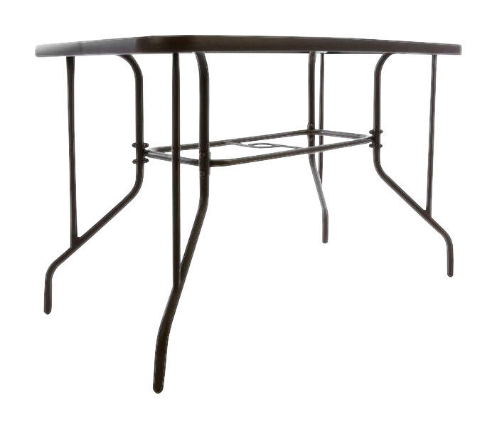 VCM Gartensitzgruppe braun Stahl B/H/T: ca. 53x73x60 cm Gartensitzgruppe_5tlg. - braun (53,00/73,00/60,00cm) - VCM