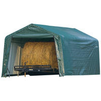 ShelterLogic Weidezelt B/H/T: ca. 380x260x610 cm Weidezelt_23,18m² - grün (380,00/260,00/610,00cm) - ShelterLogic