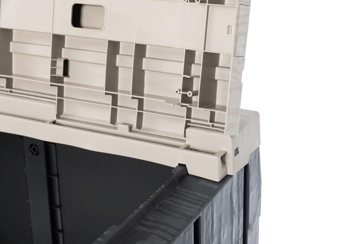 Toomax Mülltonnenbox Stora Way grau B/H/L: ca. 111x74,5x129,5 cm Stora Way - anthrazit/grau (129,50/111,00/74,50cm) - Toomax