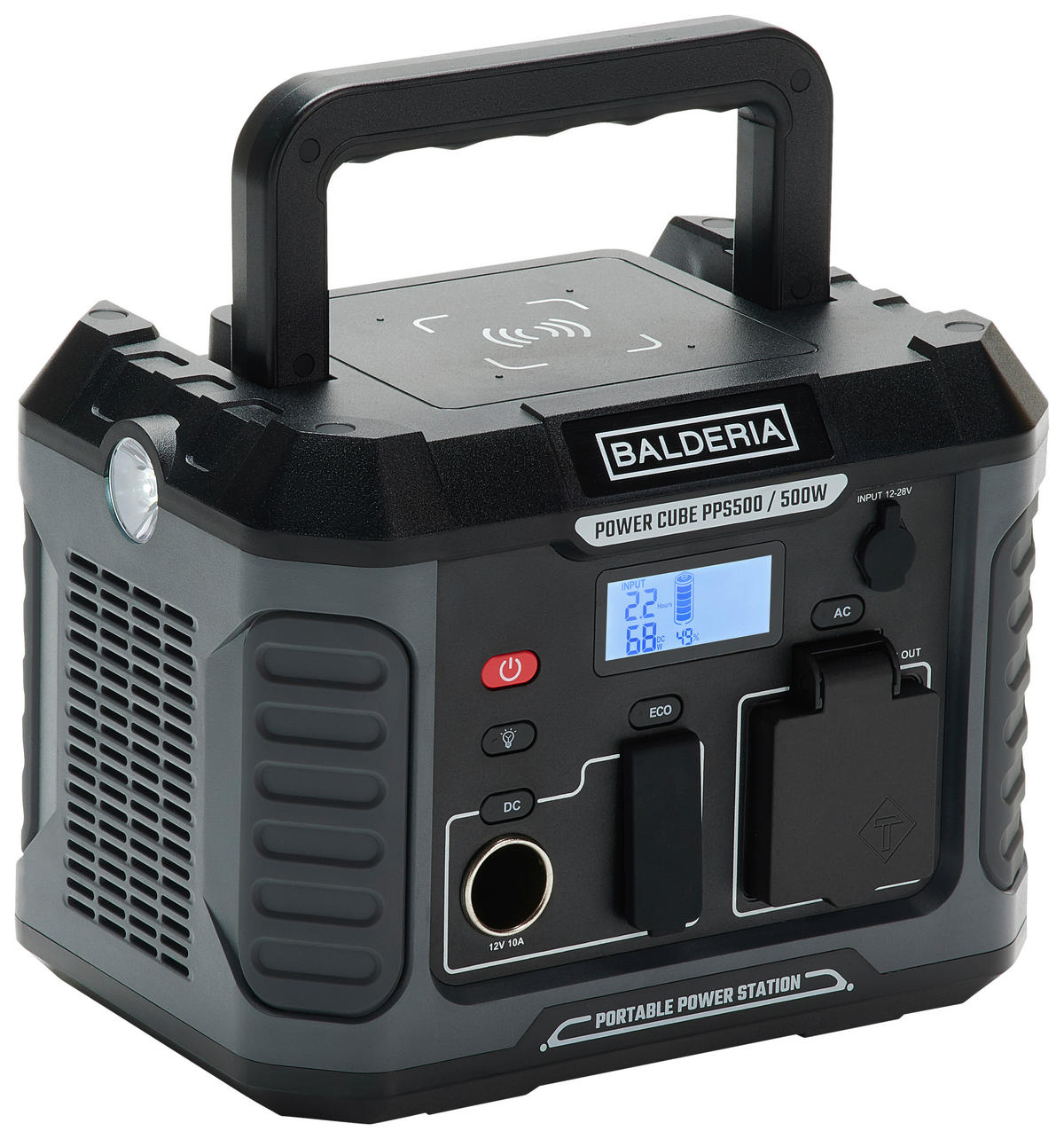 Balderia Powerstation PPS500 B/H/T: ca. 23x17,8x16,8 cm BALDERIA Power Cube PPS500 - (23,00/17,80/16,80cm) - Balderia