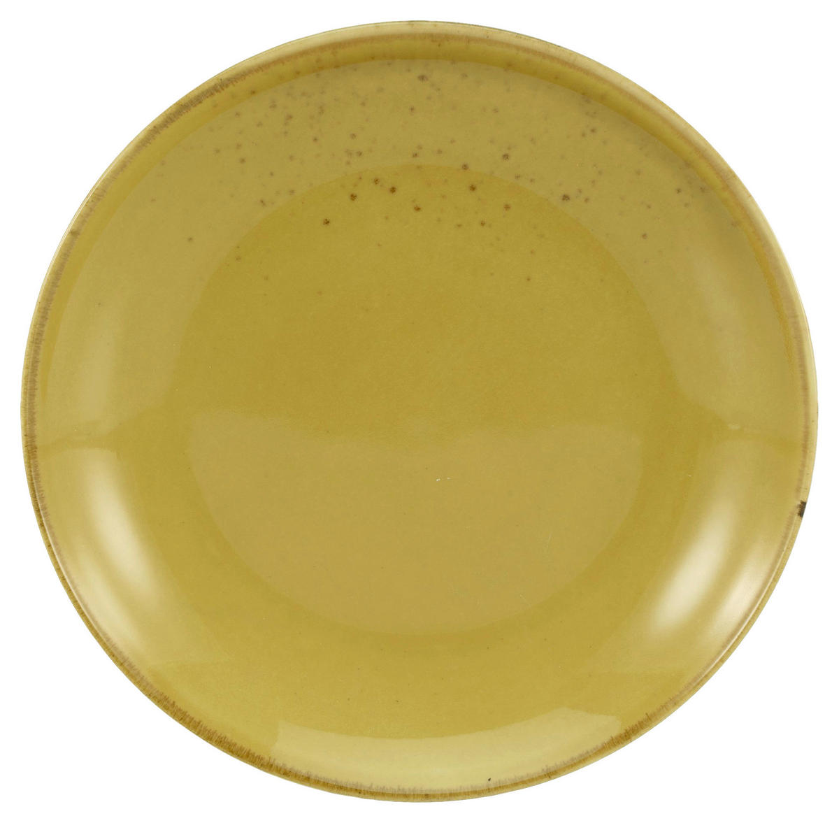 CreaTable Dessertteller NATURE COLLECTION curry Steinzeug D: ca. 21 cm NATURE COLLECTION - curry (21,00cm) - CreaTable