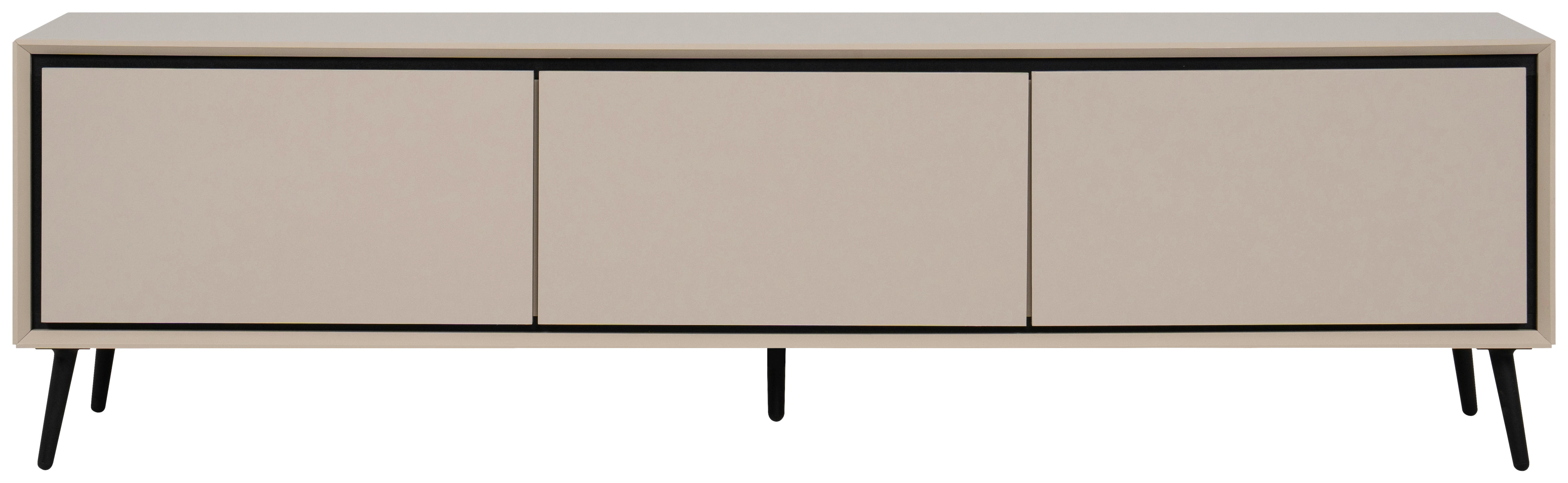 Lowboard Arona sand schwarz B/H/T: ca. 175x50x38 cm Arona - sand/schwarz (175,00/50,00/38,00cm)