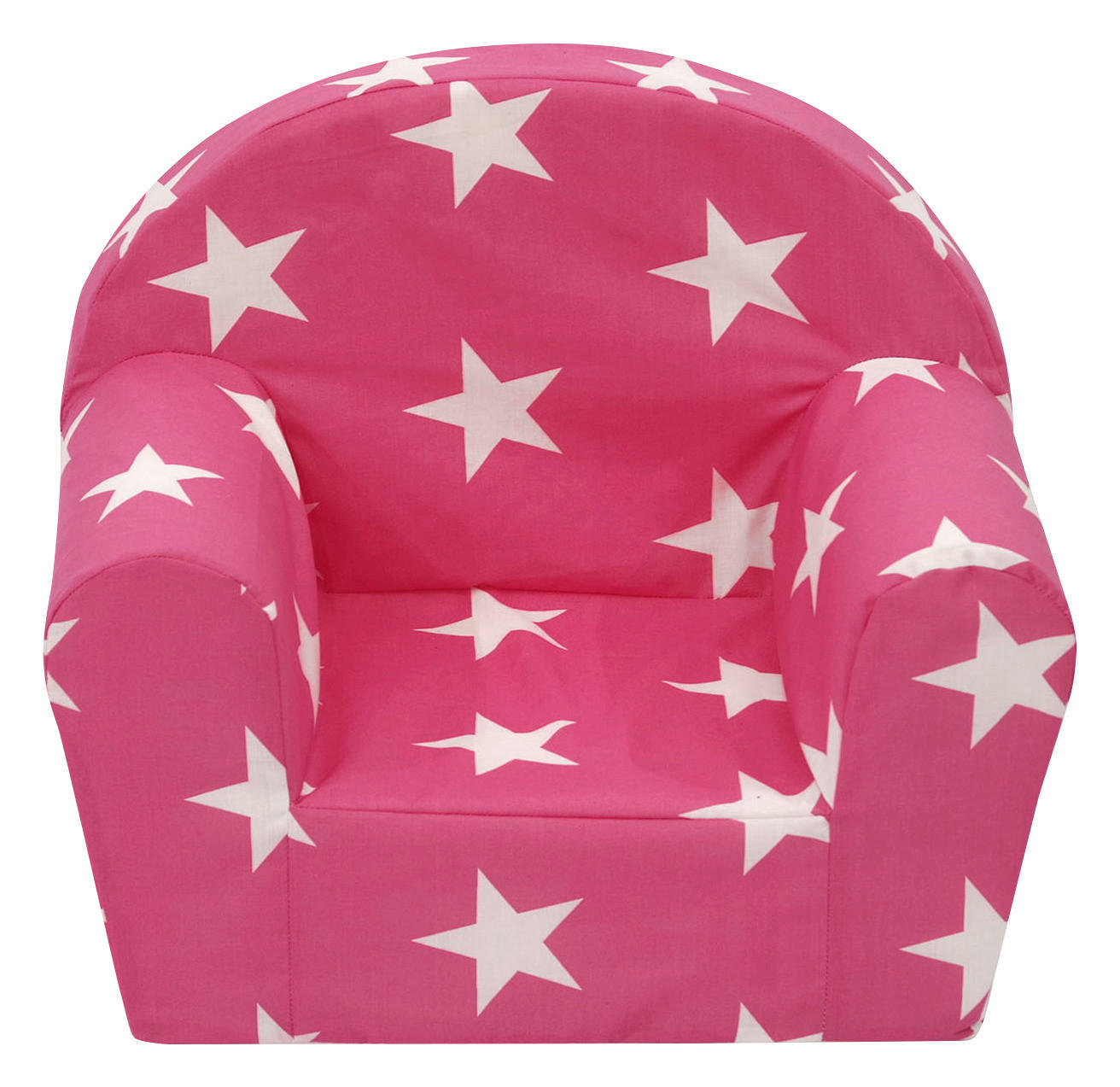 Kindersessel Laura pink weiß B/H/T: ca. 44x53x36 cm Laura - pink/weiß (44,00/53,00/36,00cm)