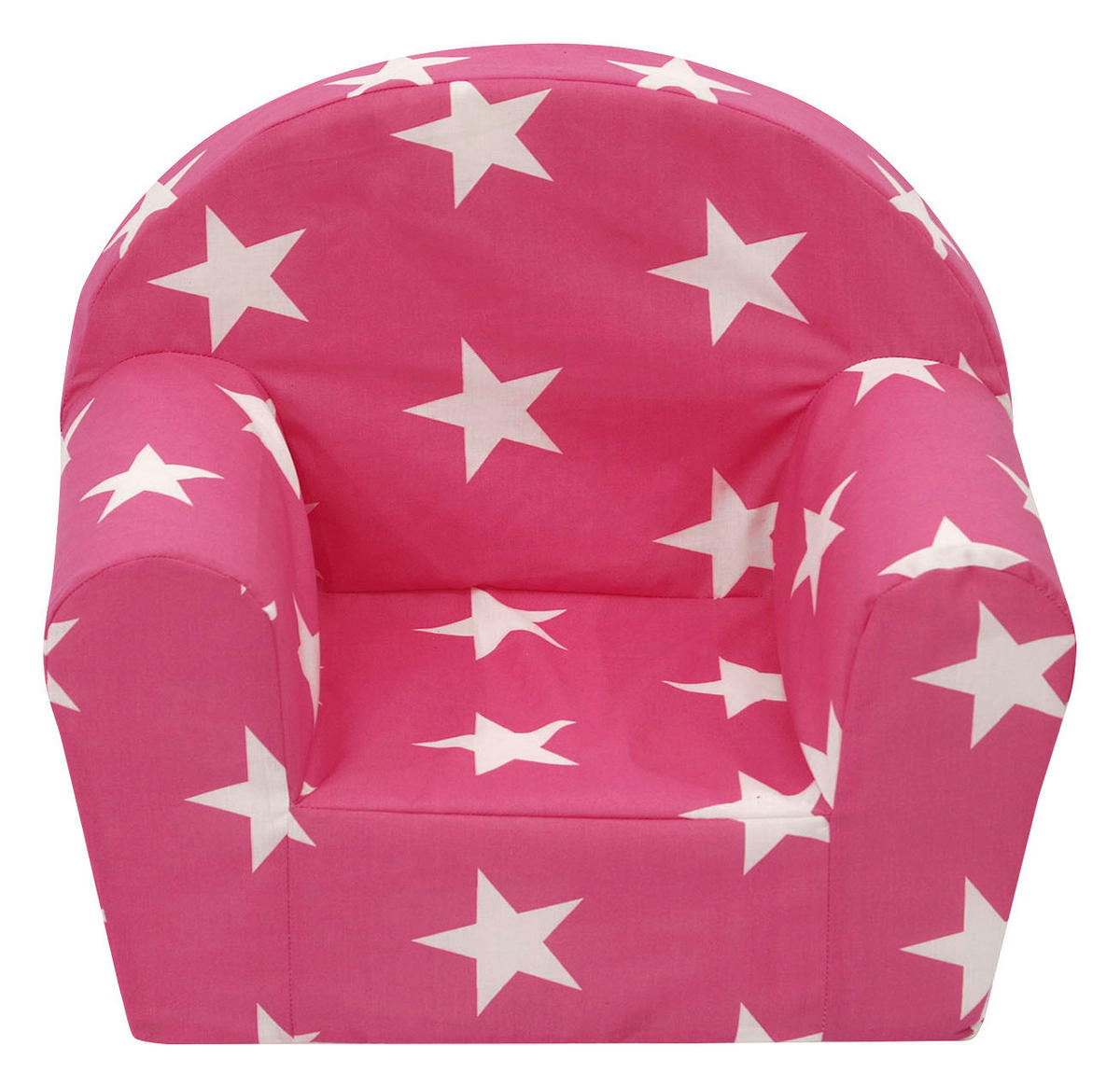 Kindersessel Laura pink weiß B/H/T: ca. 44x53x36 cm Laura - pink/weiß (44,00/53,00/36,00cm)