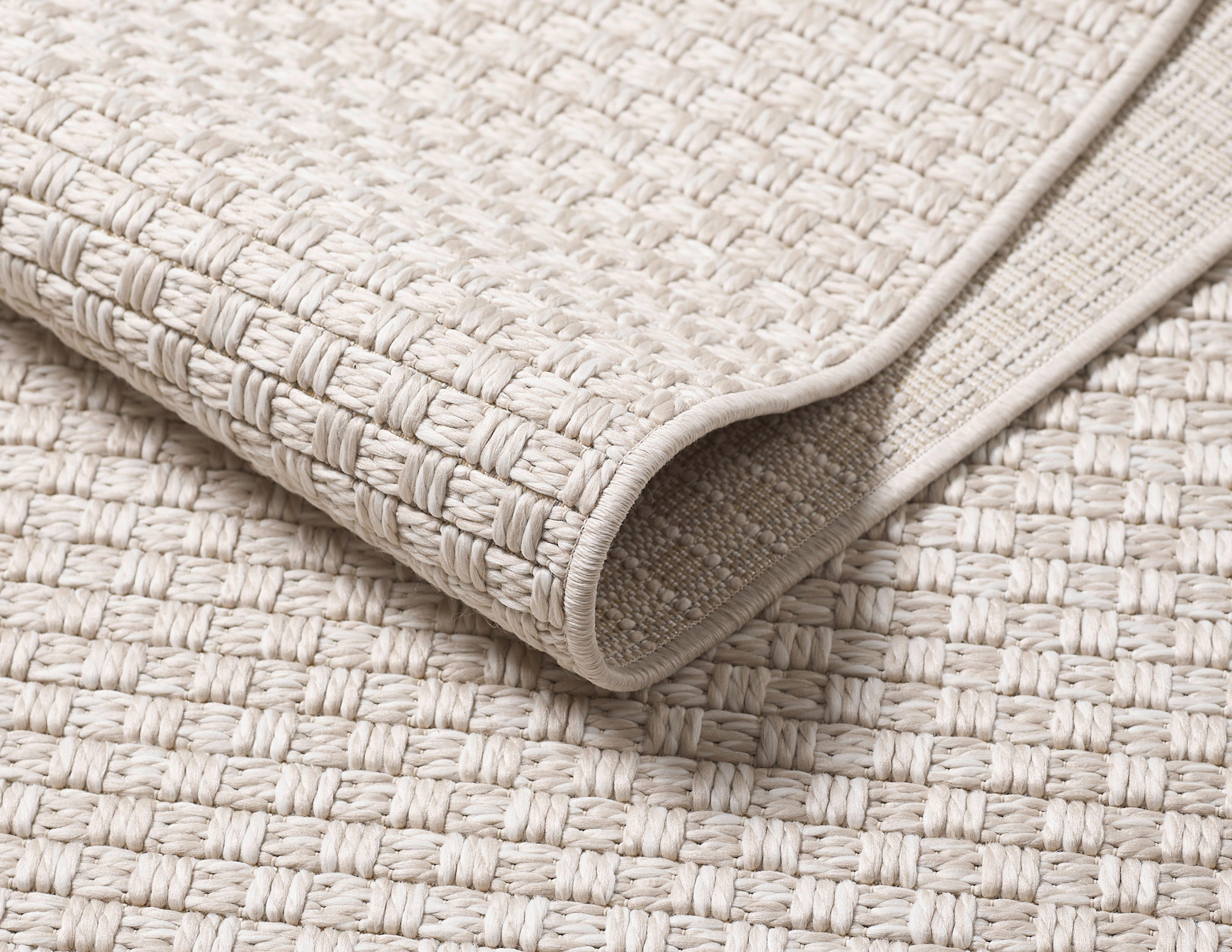 Thumbnail - Merinos Teppich Helsinki beige B/L: ca. 80x250 cm