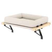 PawHut Katzenbett cremeweiß Polyester B/H/L: ca. 36x24x50 cm Katzenbett - cremeweiß (50,00/36,00/24,00cm) - PawHut