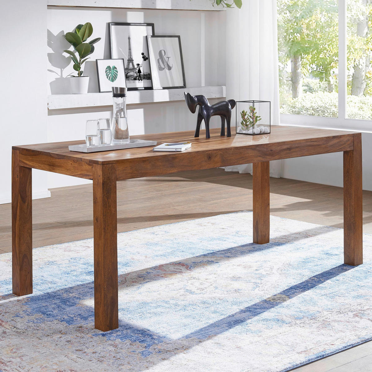 Esstisch natur B/H/T: ca. 120x76x60 cm Esstisch - natur (120,00/76,00/60,00cm) - Wohnling