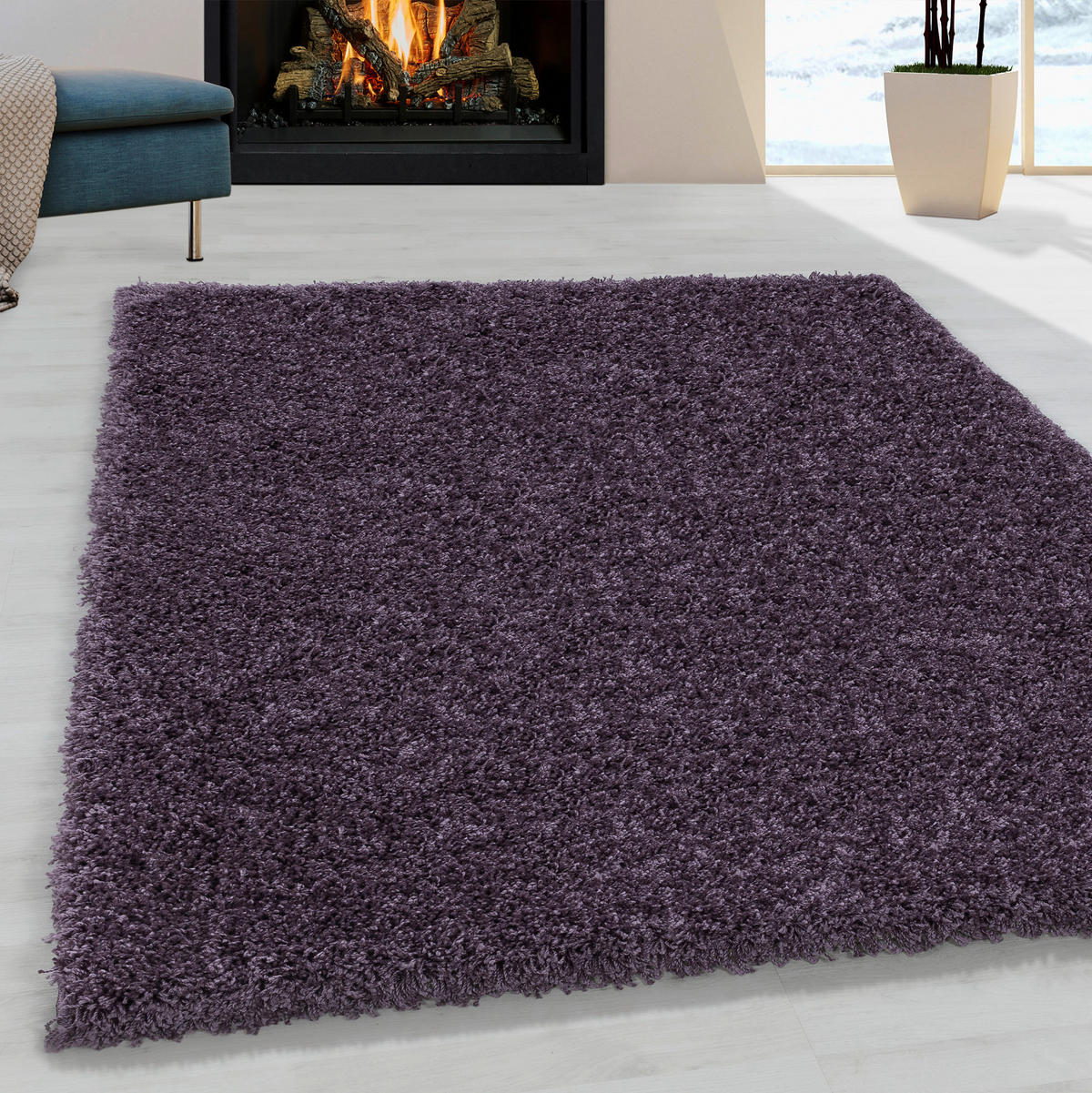 Ayyildiz Teppich SYDNEY violett B/L: ca. 80x250 cm SYDNEY - violett (80,00/250,00cm) - Ayyildiz