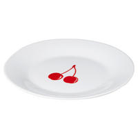 BENETTON Dessertteller Fruits weiß Porzellan D: ca. 20 cm Fruits - weiß/rot (20,00cm) - BENETTON
