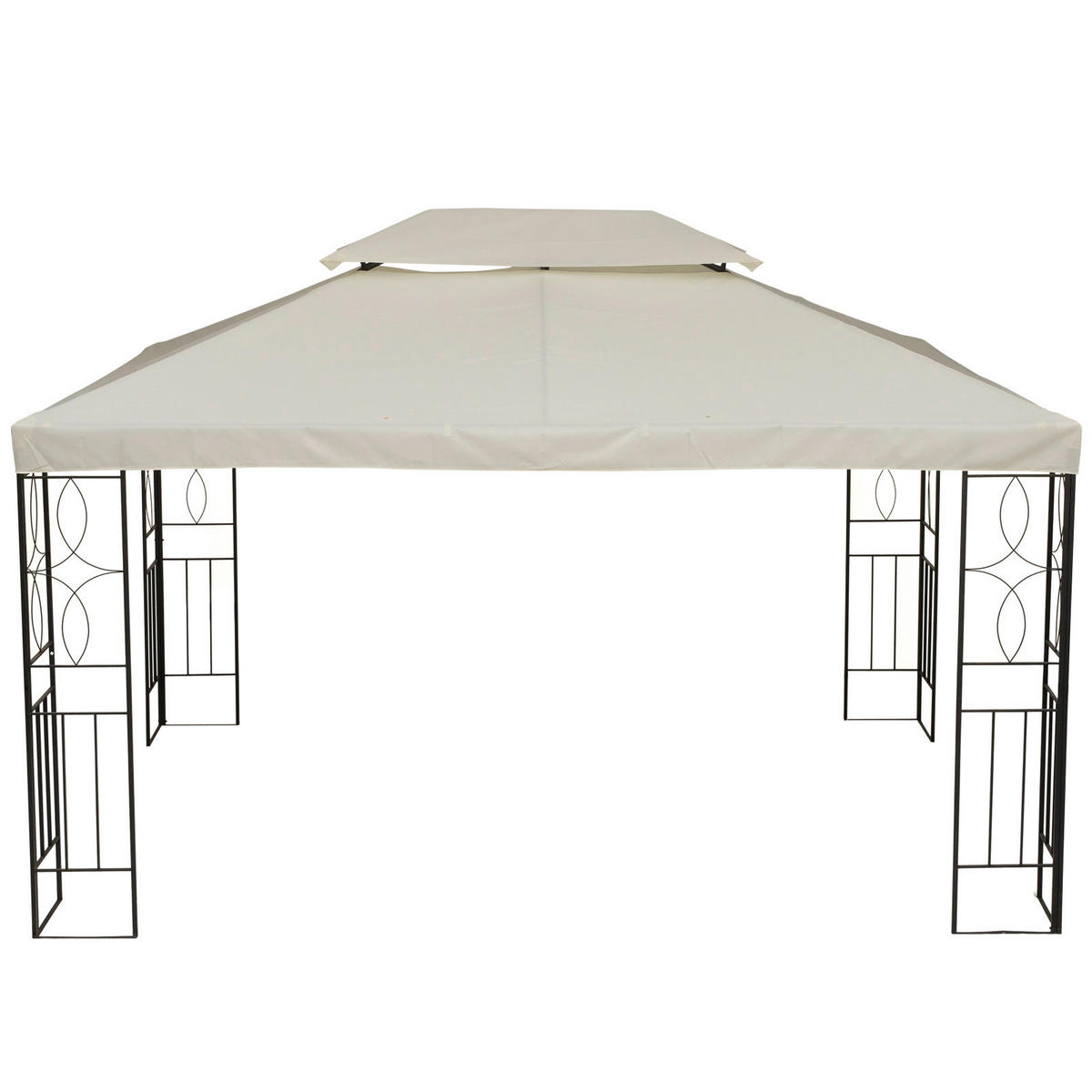 Outsunny Ersatzdach creme Polyester-Mischgewebe B/L: ca. 300x400 cm Ersatzdach - creme (300,00/400,00cm) - Outsunny
