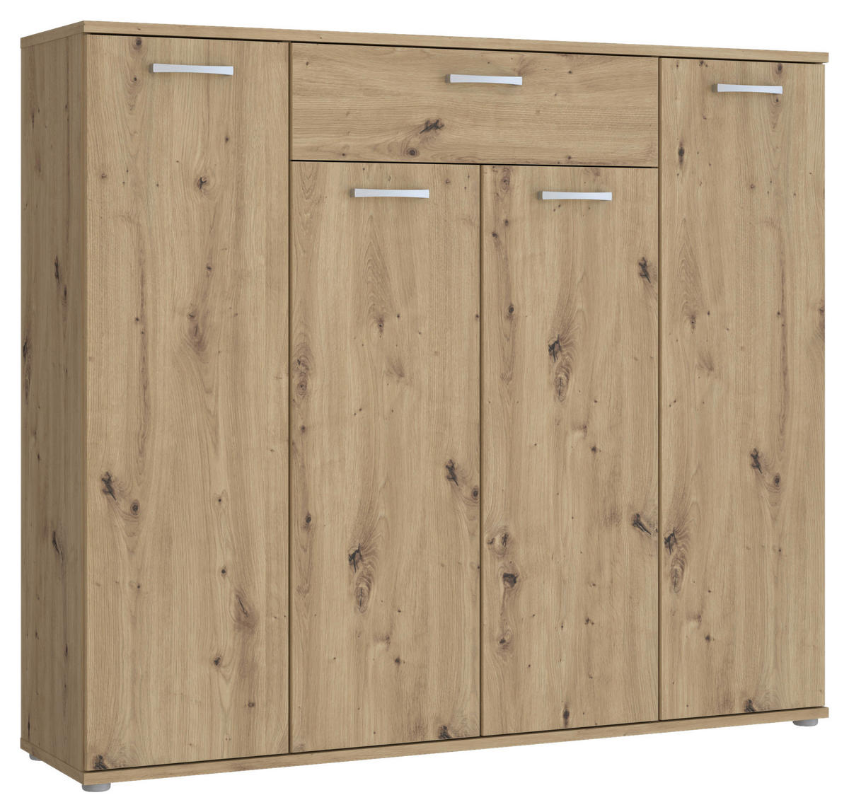 Kommode  Eiche Artisan Nachbildung B/H/T: ca. 139x121x35 cm Rypsyma_Kommode RPSK341-D78 - Eiche (139,00/121,00/35,00cm)