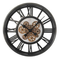 BHP Wanduhr schwarz Wanduhr_Römische_Zahlen - schwarz - bhp