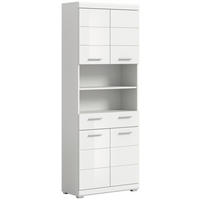 Badhochschrank Scout weiß weiß Hochglanz B/H/T: ca. 74x191x31 cm Scout - weiß (74,00/191,00/31,00cm) - xonox.home