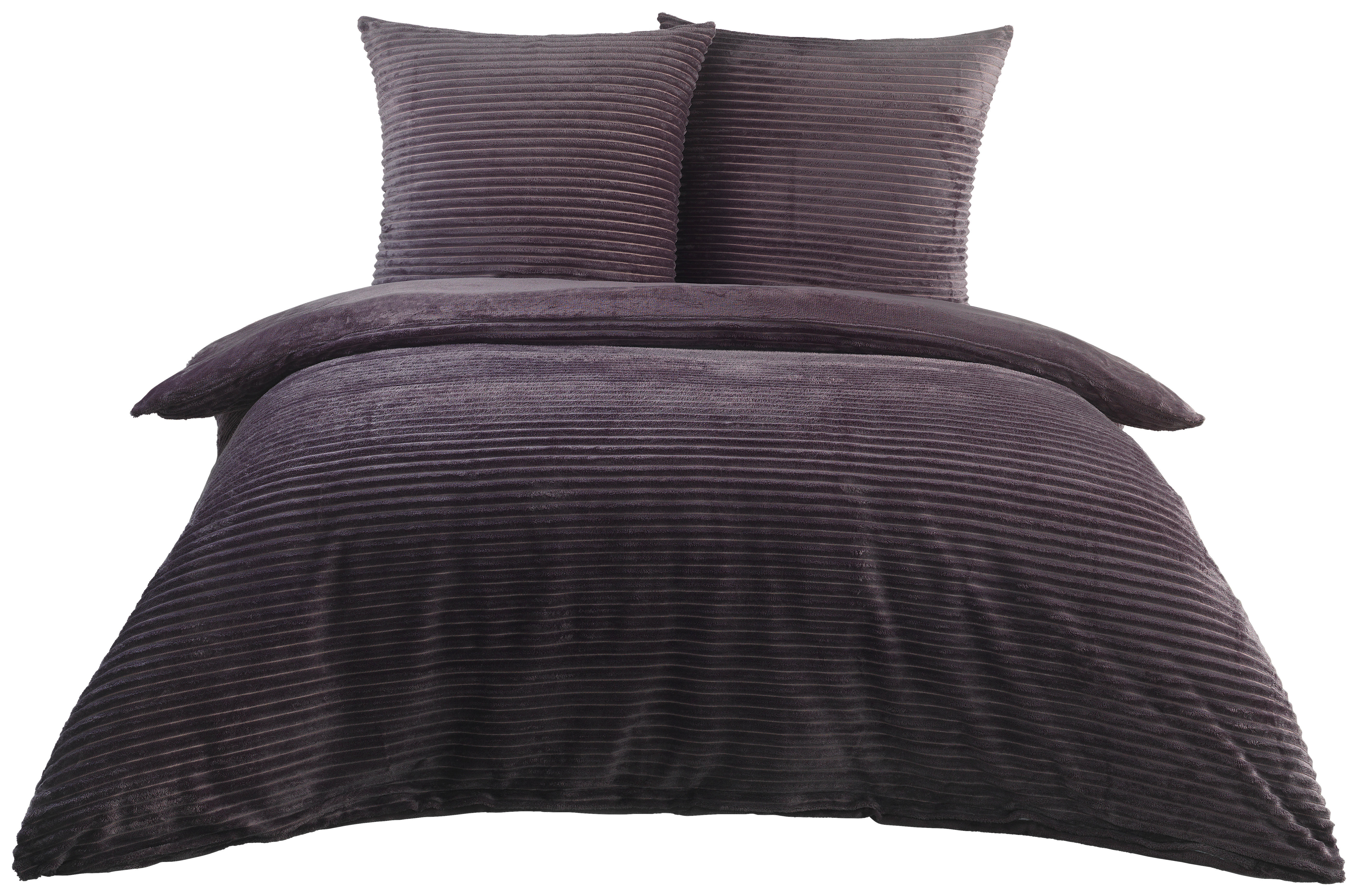 Microfaser Bettwäsche Cashmere touch Bettwäsche_Cashmere-Like 200x200cm - anthrazit (200,00/200,00cm)