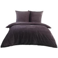 Microfaser Bettwäsche Cashmere touch Bettwäsche_Cashmere-Like 200x200cm - anthrazit (200,00/200,00cm)